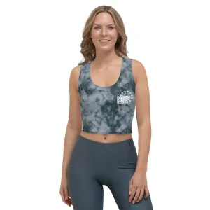 Farris Wheel Tie-Dye Crop Top Grey