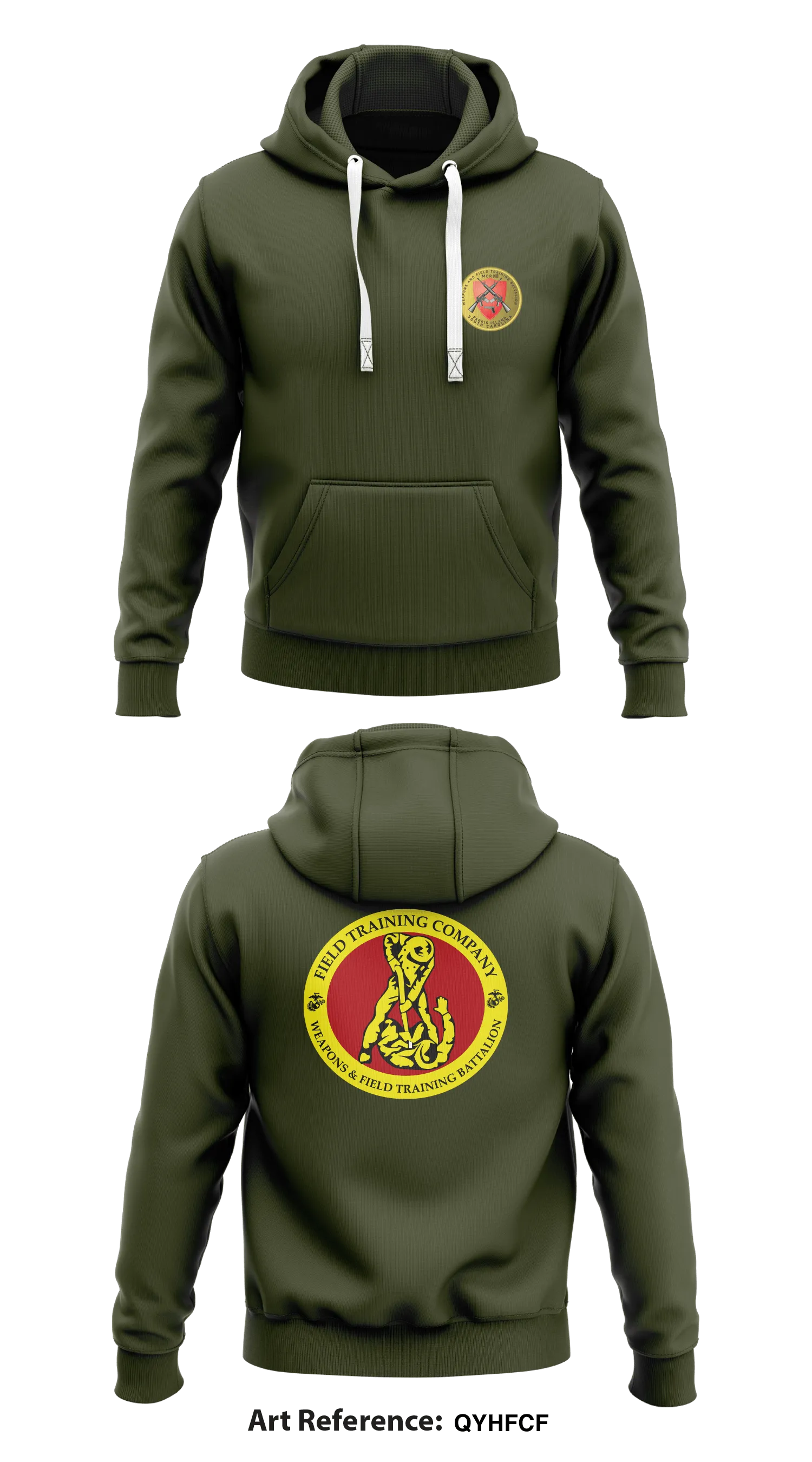 Field Training Company Store 1  Core Men's Hooded Performance Sweatshirt - QYHFCF