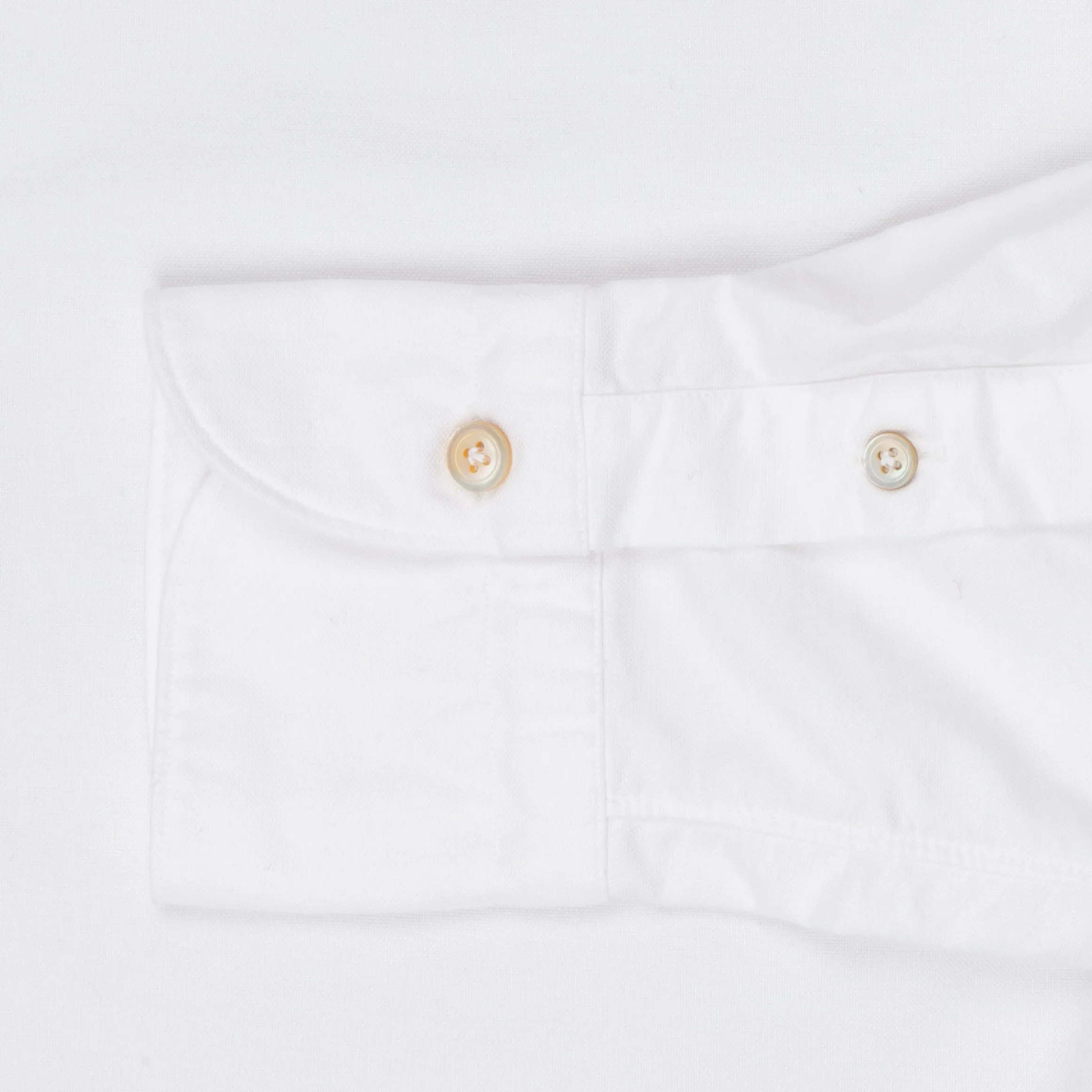 Finamore Gaeta shirt Sergio collar brushed oxford white