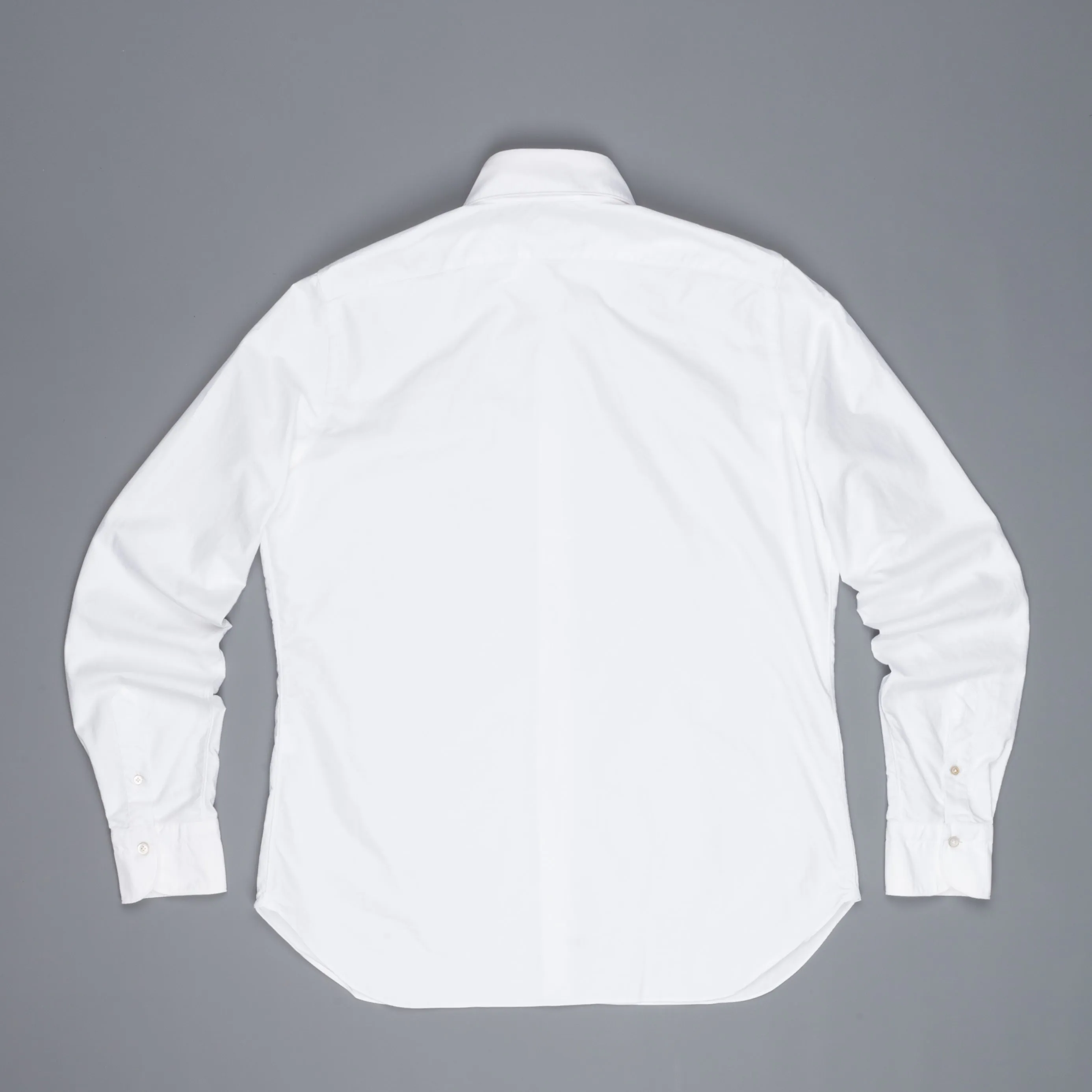 Finamore Gaeta shirt Sergio collar brushed oxford white