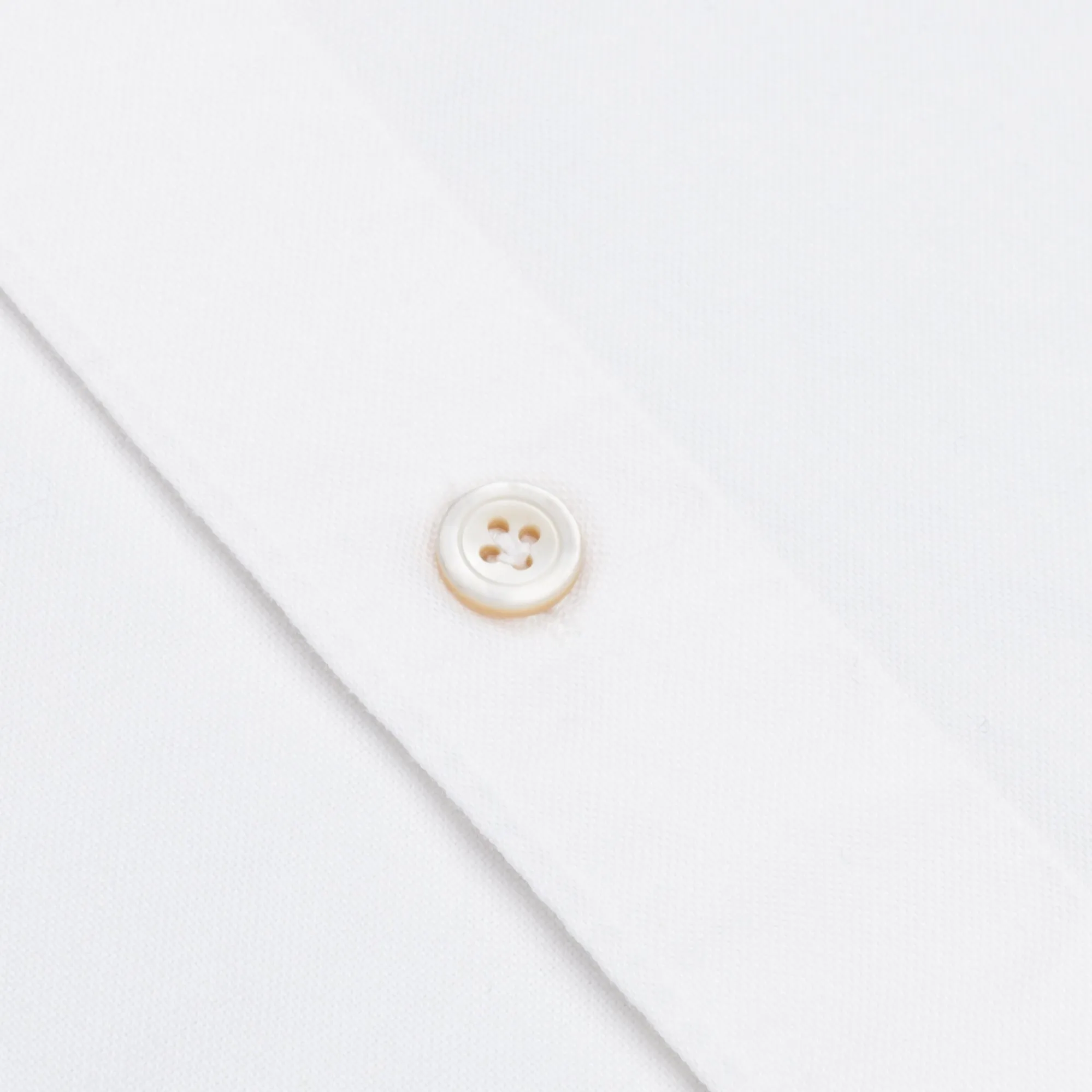 Finamore Gaeta shirt Sergio collar brushed oxford white