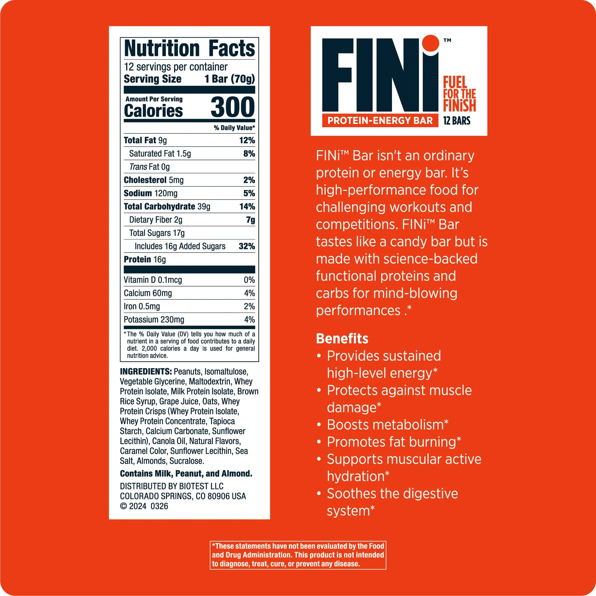FINi Protein-Energy Bar