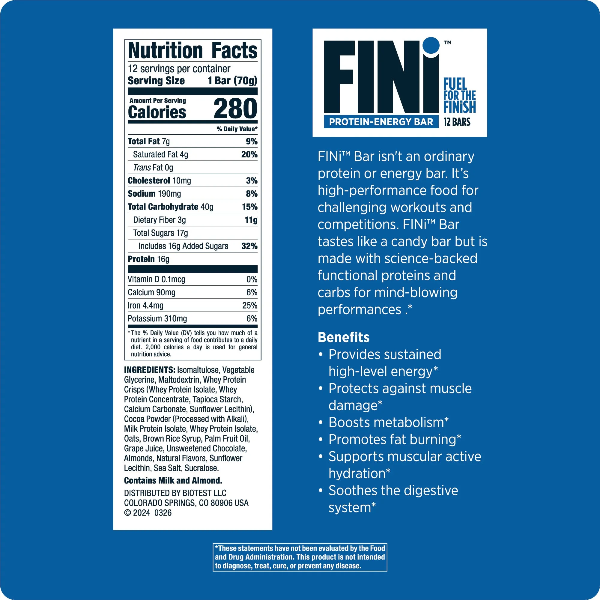 FINi Protein-Energy Bar