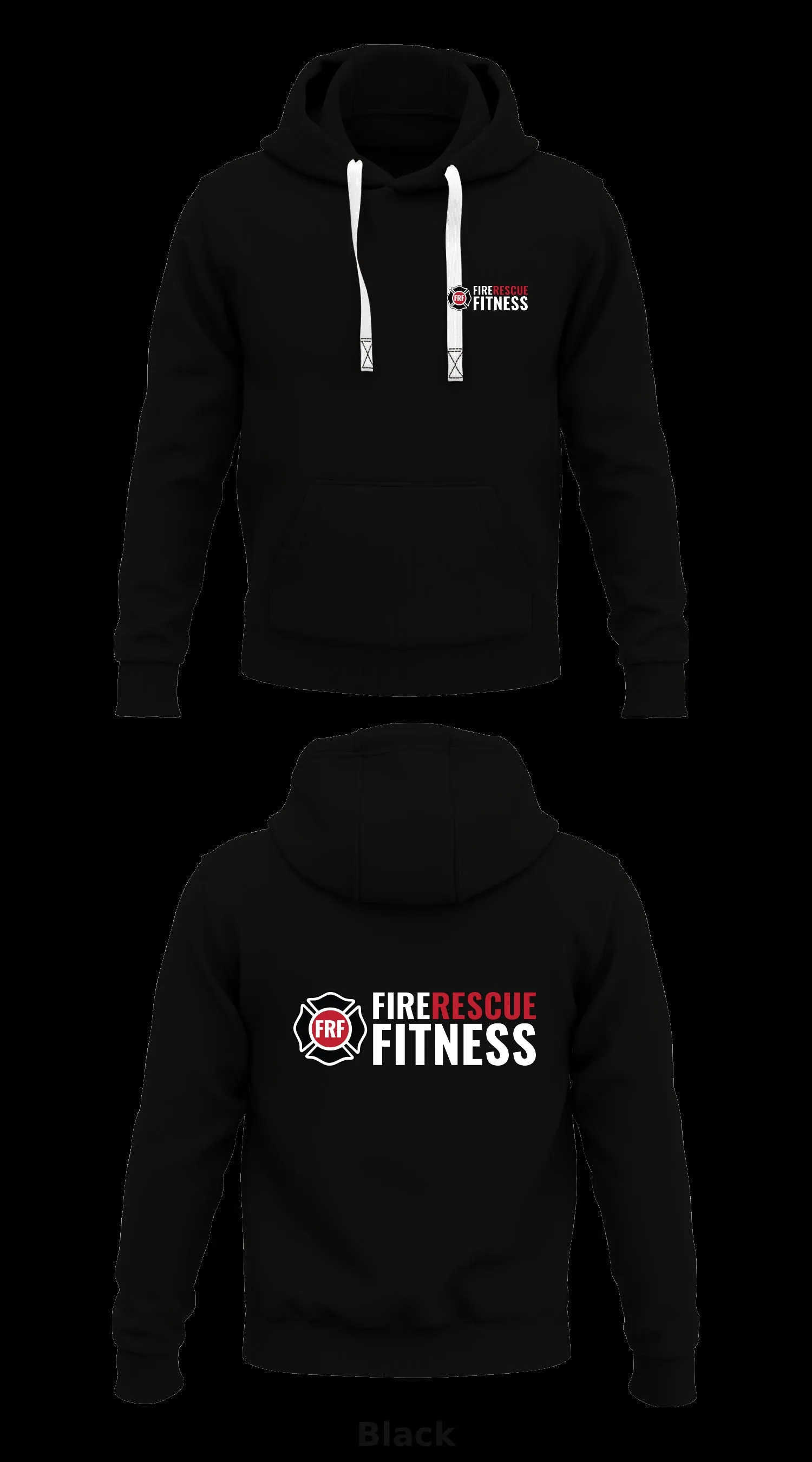 Fire Rescue Fitness Store 1  Core Men's Hooded Performance Sweatshirt - 41603722895
