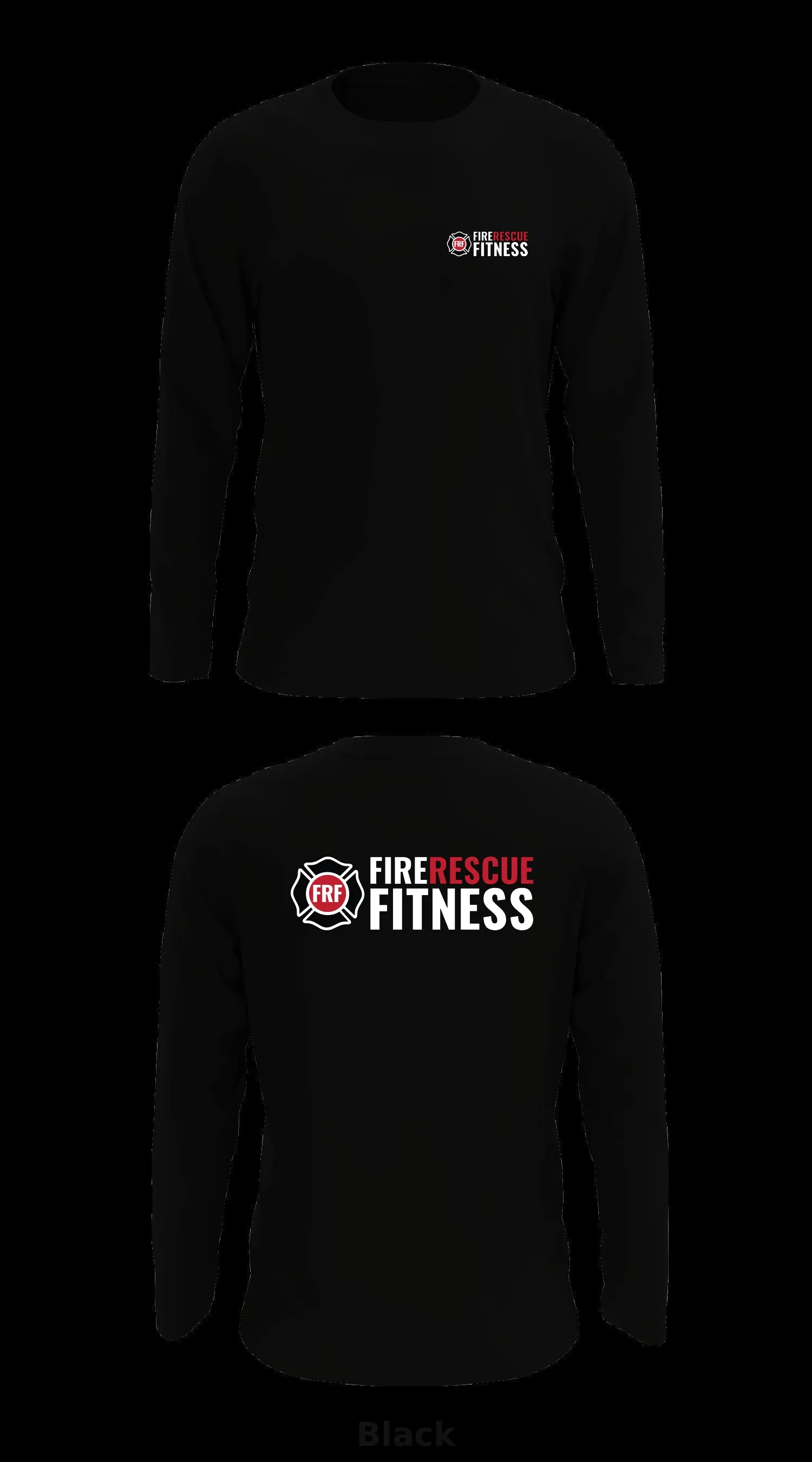 Fire Rescue Fitness Store 1 Core Men's LS Performance Tee - 74219537361