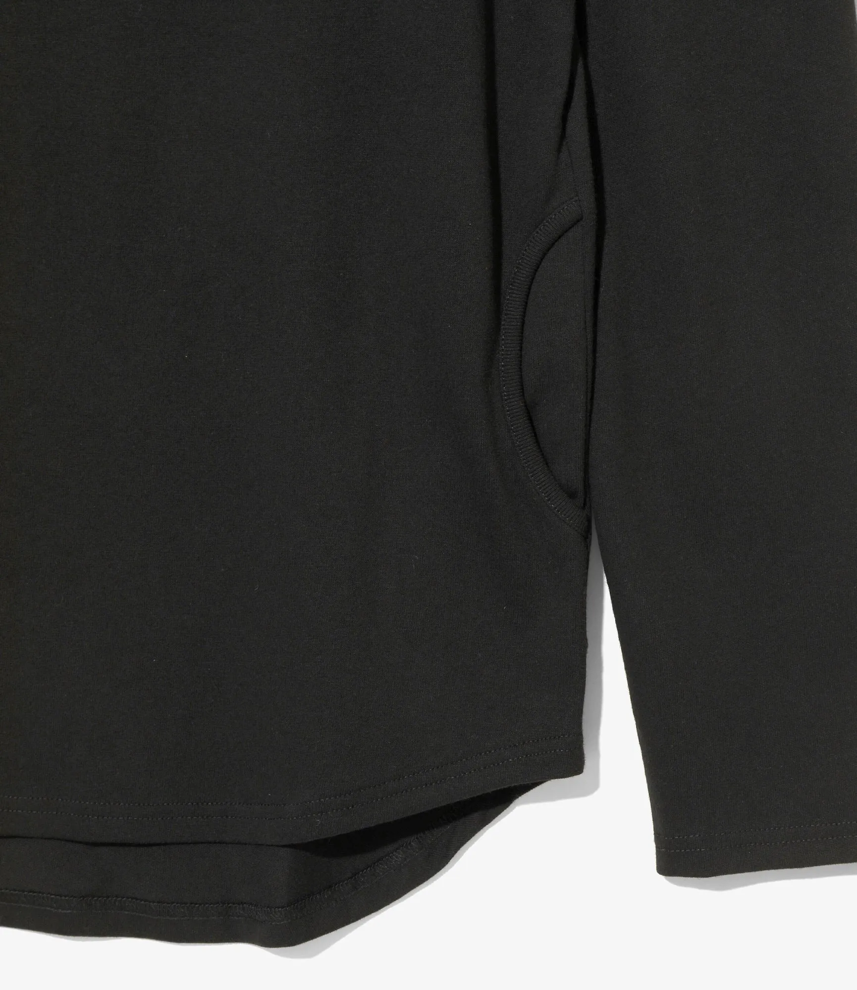 Fisherman Boat Neck Shirt - Snapped Shoulder / Solid