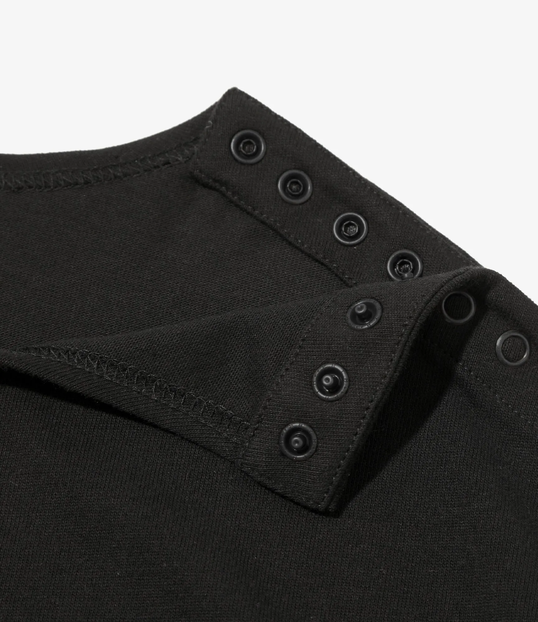 Fisherman Boat Neck Shirt - Snapped Shoulder / Solid