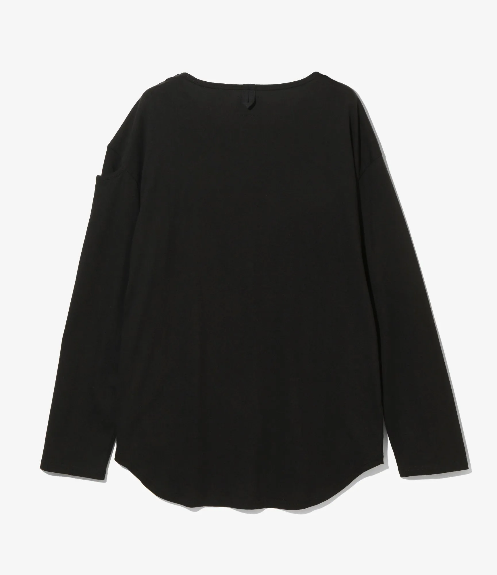 Fisherman Boat Neck Shirt - Snapped Shoulder / Solid