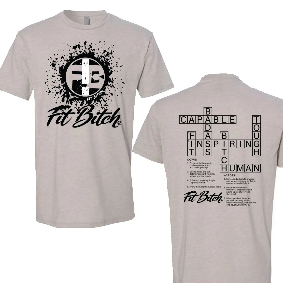 Fit Bitch Crossword - Unisex T-Shirt