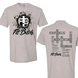 Fit Bitch Crossword - Unisex T-Shirt