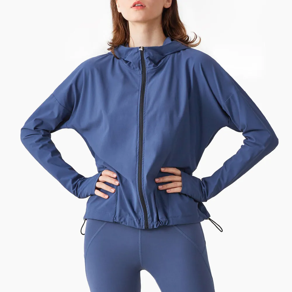 Fitness and Hiking Full Zipper Active Leisure Yoga women active jacket