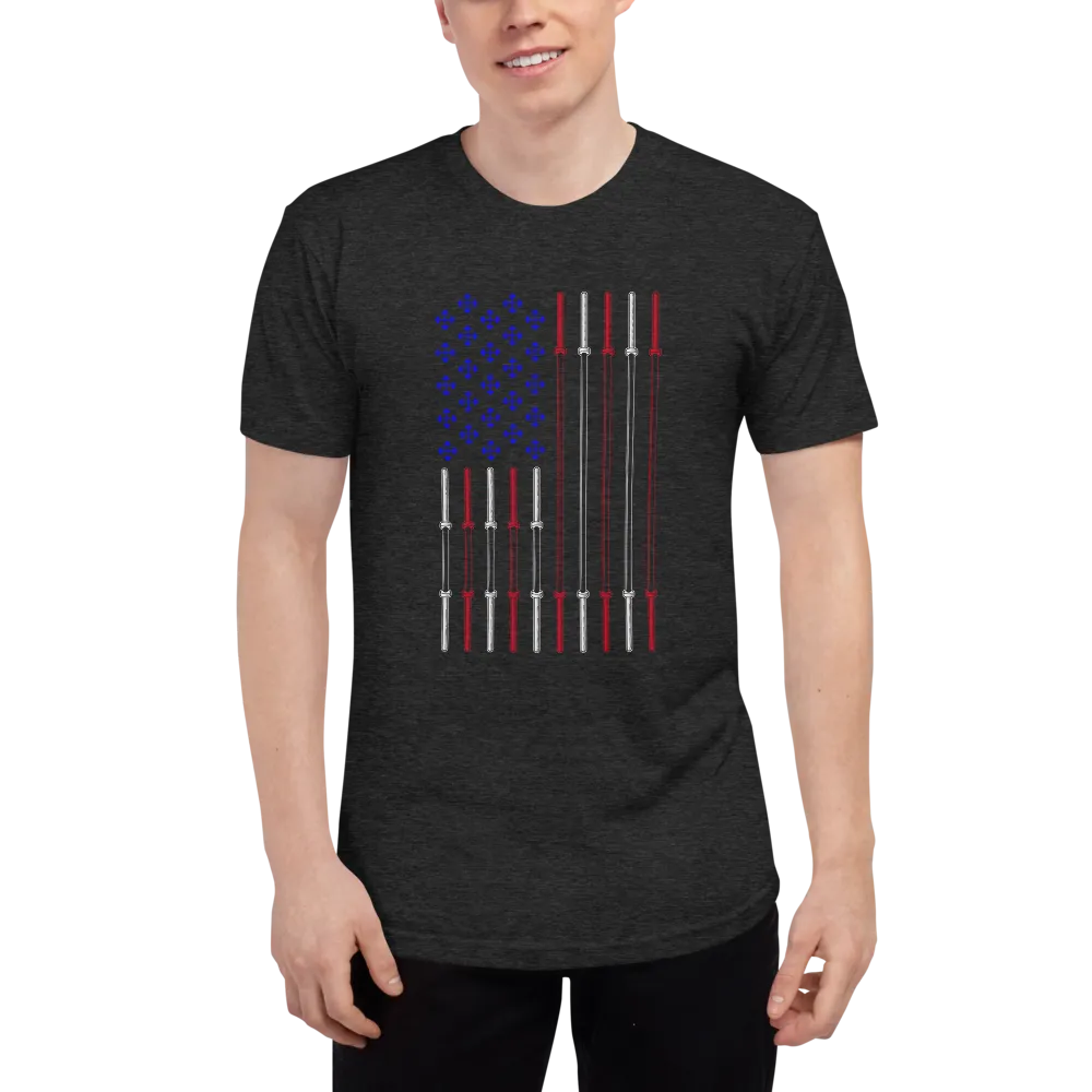 Fitness Flag | Men's Heather Dri-Fit Tee