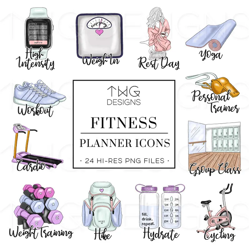 Fitness - To Do Planner Icons