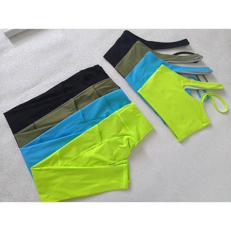 Fitness Wear 2peice Suits High Waist Legging Set
