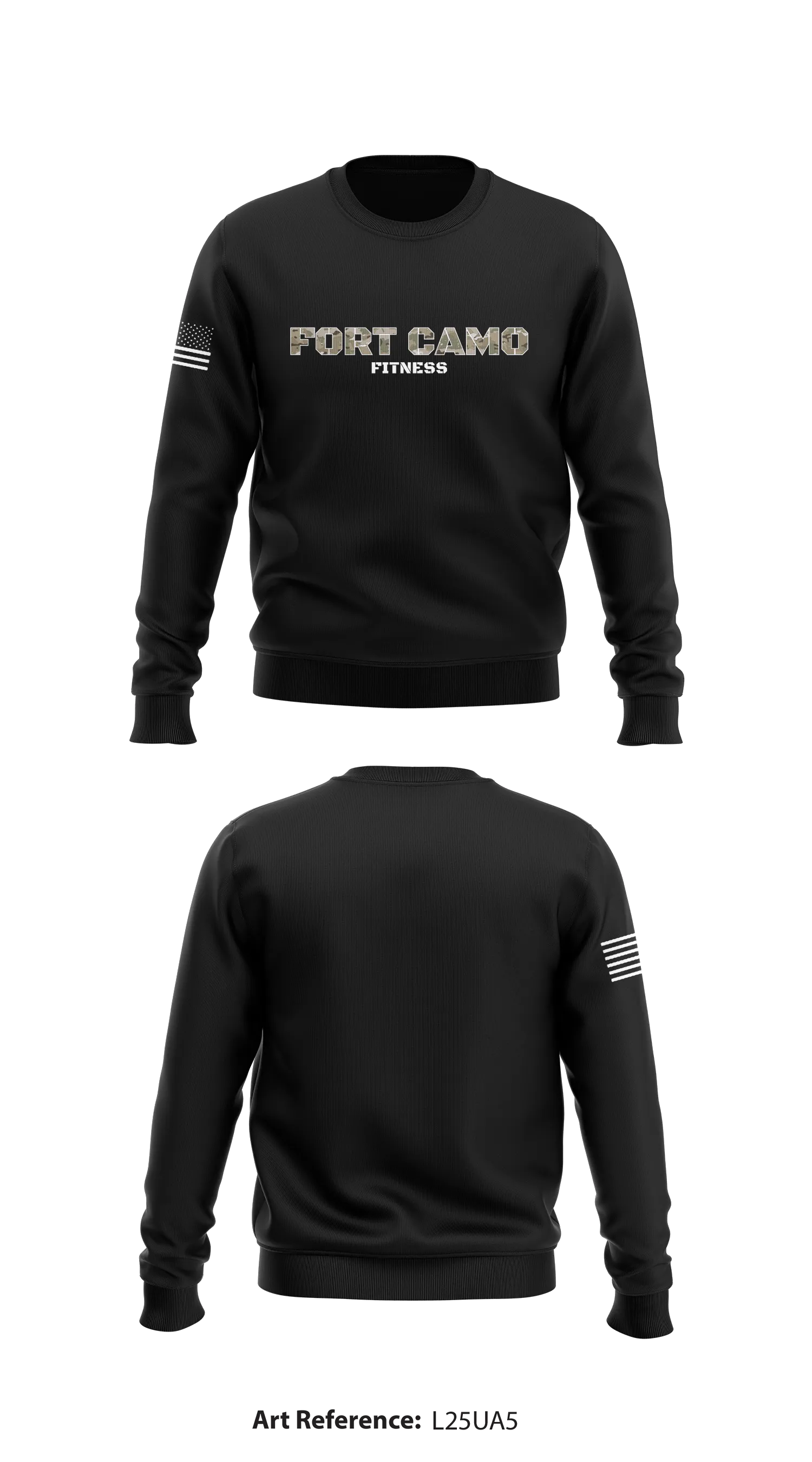 Fort Camo Fitness Store 1 Core Men's Crewneck Performance Sweatshirt - L25Ua5