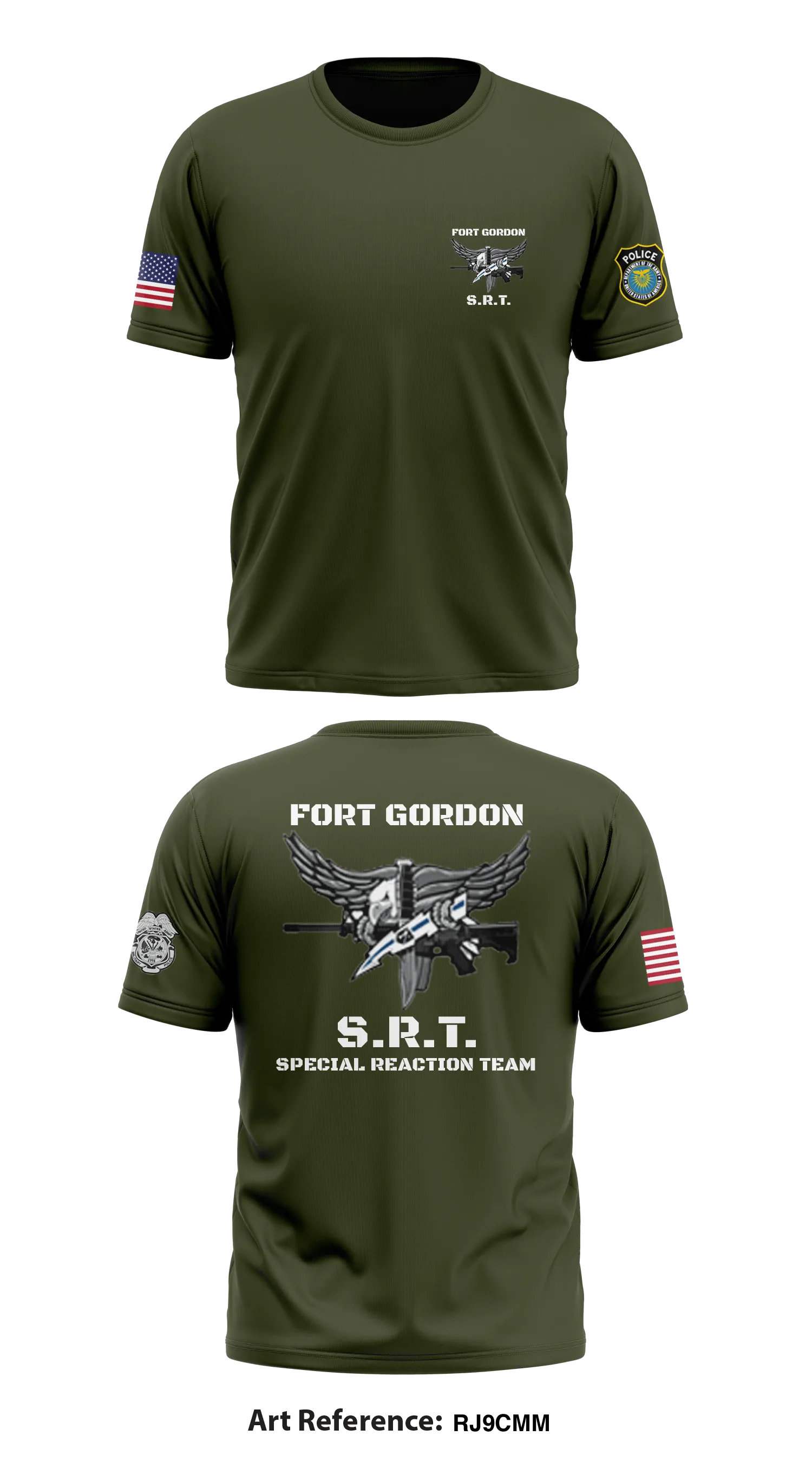 Fort Gordon Core Men's SS Performance Tee - rj9cmm
