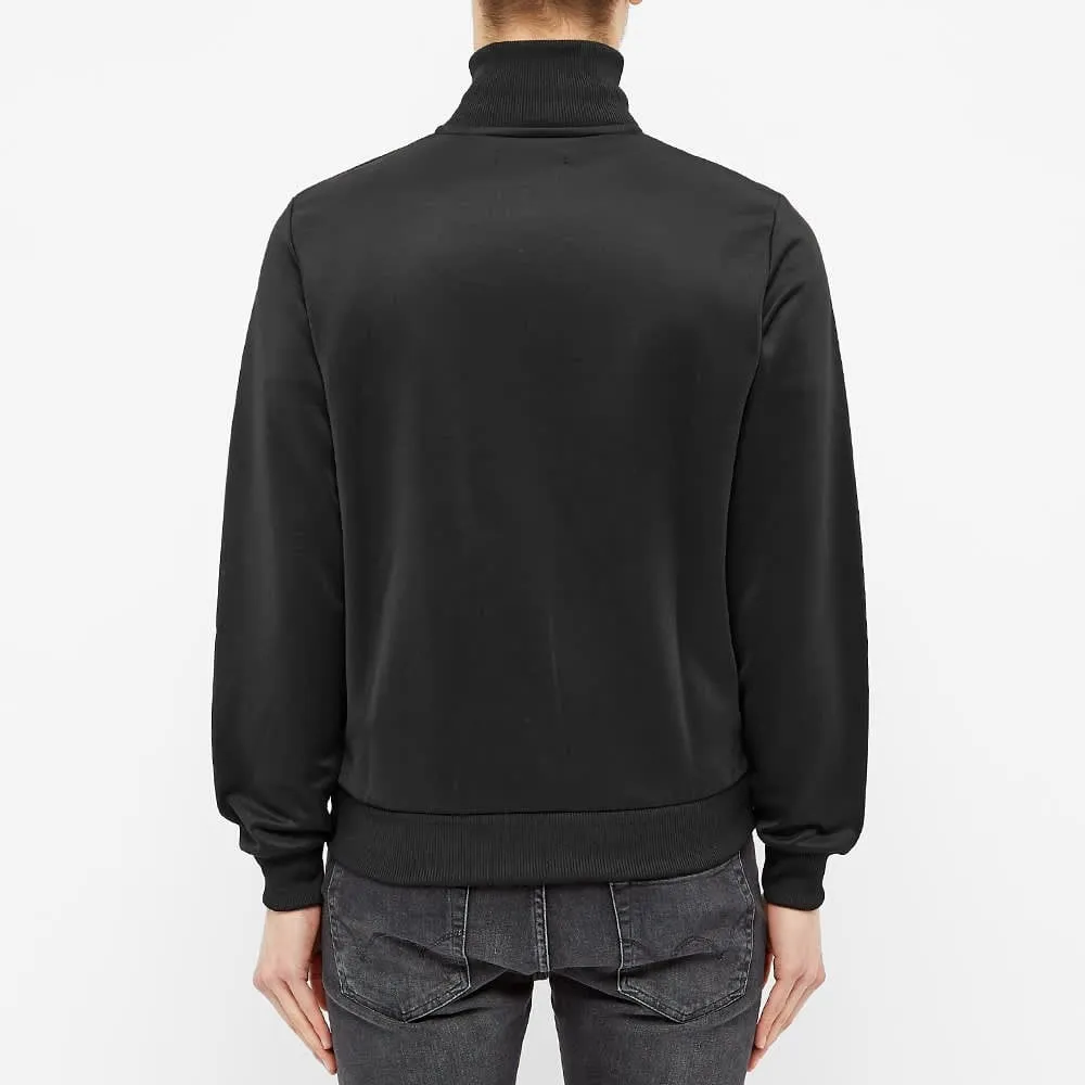 Fred Perry J8502 Taped Chest Track Jacket Black