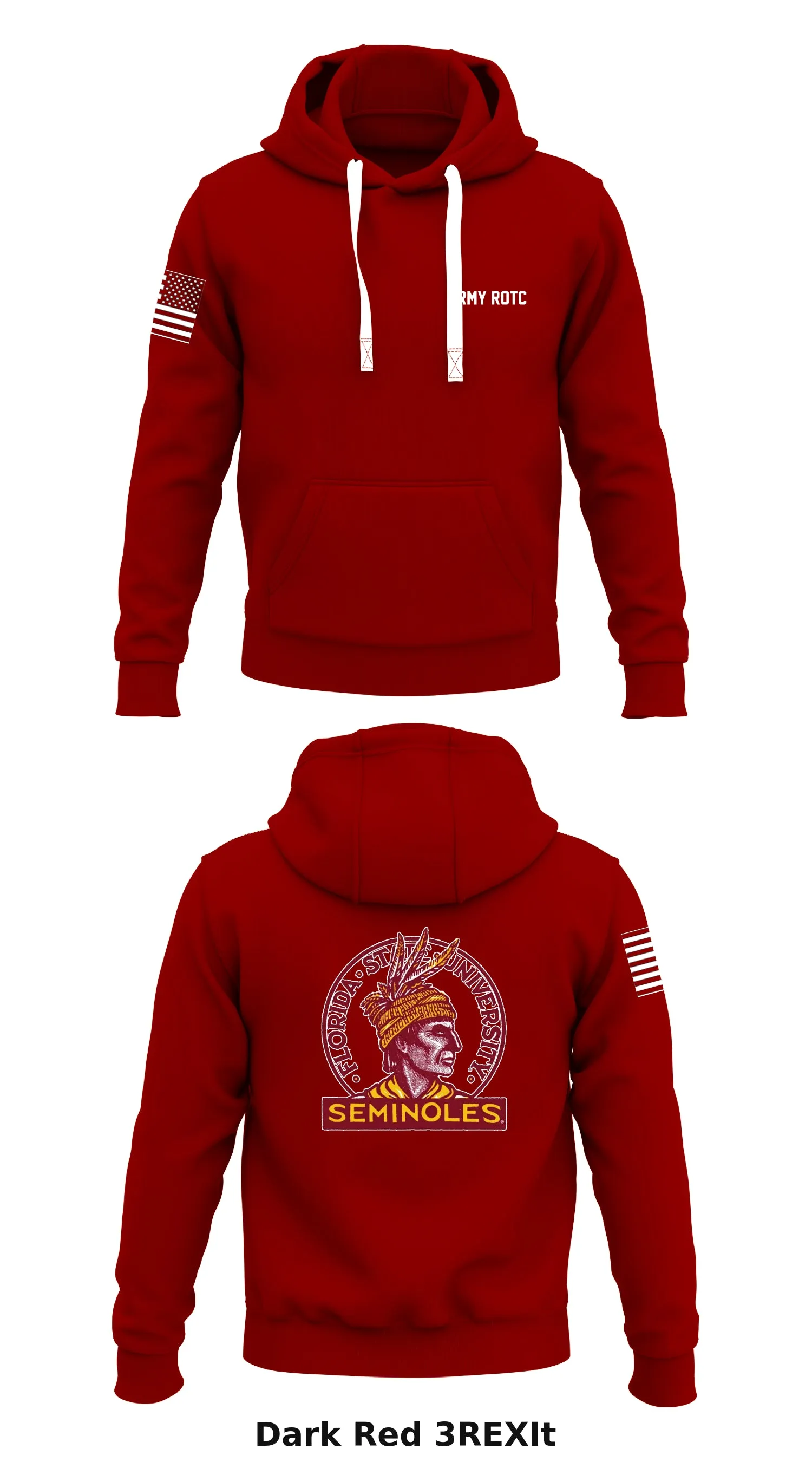 FSU Army ROTC, Seminole BN, 6th B Store 1  Core Men's Hooded Performance Sweatshirt - 3REXIt