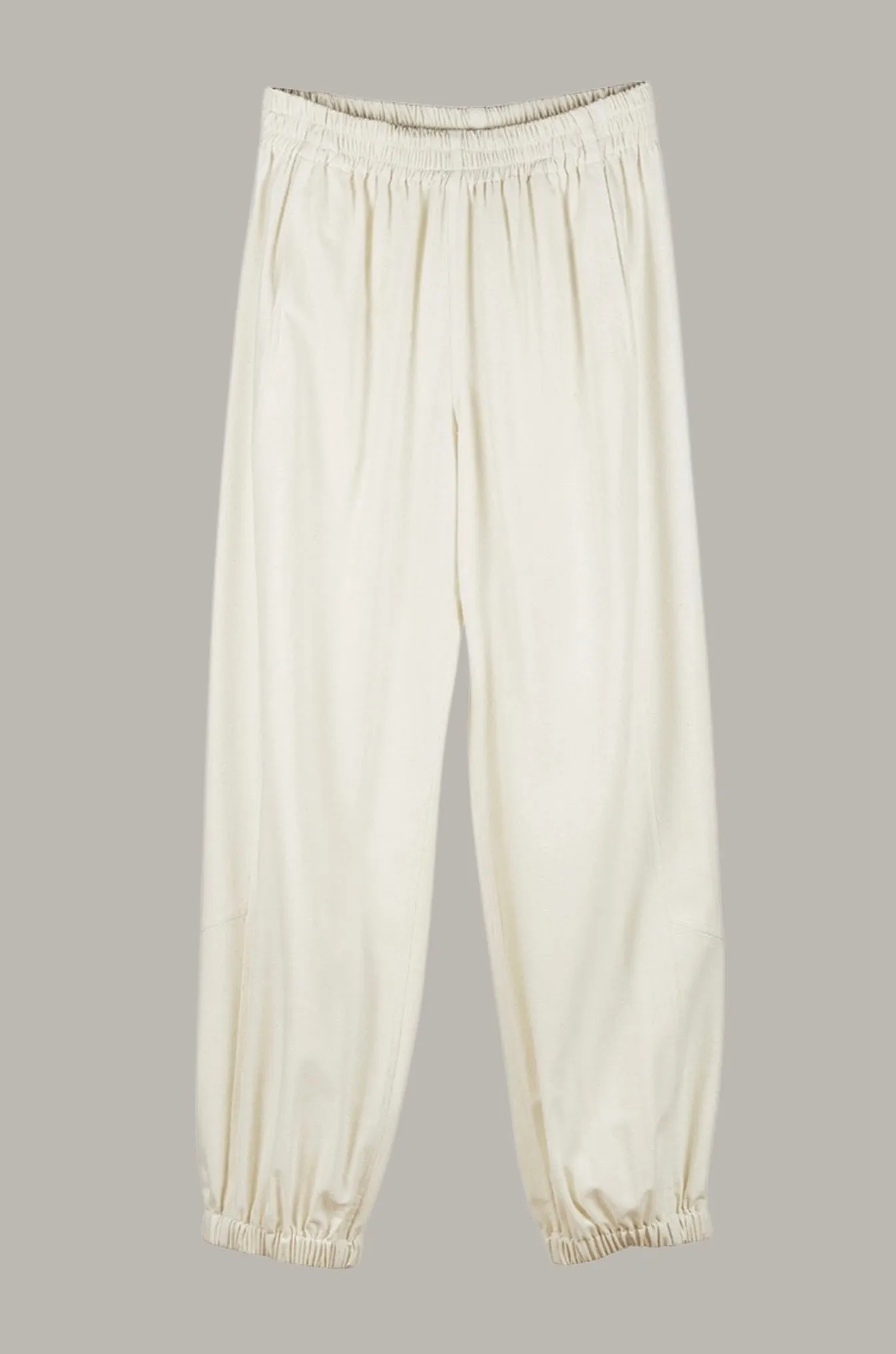Genie Pant Raw Silk Ivory Cream {Made to Order}