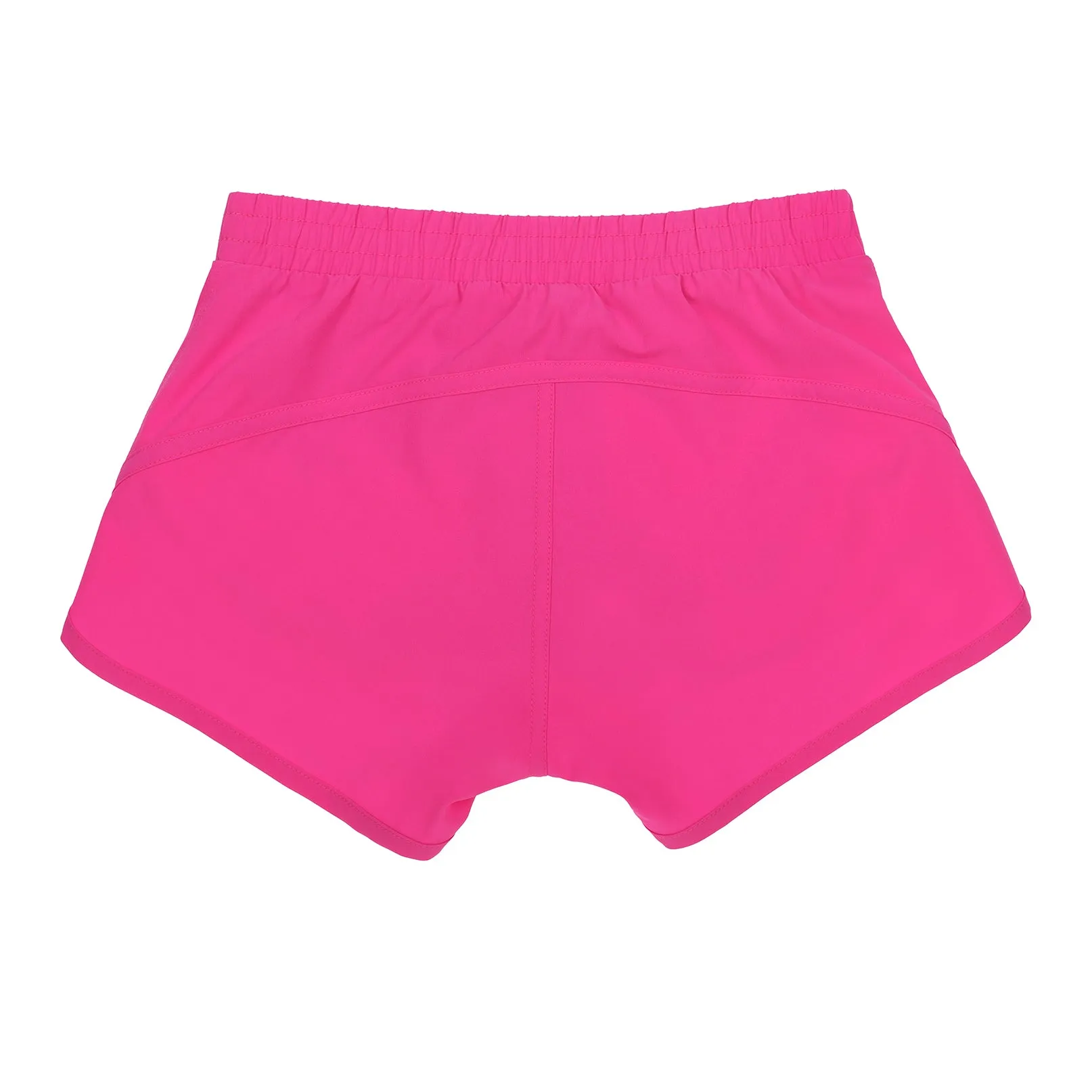 Girls Hot Pink Recycled Fibre Shorts with Internal Brief
