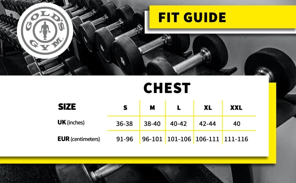 Golds Gym Basic T-Shirt - Turquoise/Orange