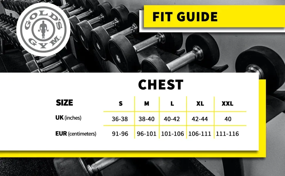 Golds Gym Muscle Joe Premium Stringer - Turquoise/Yellow