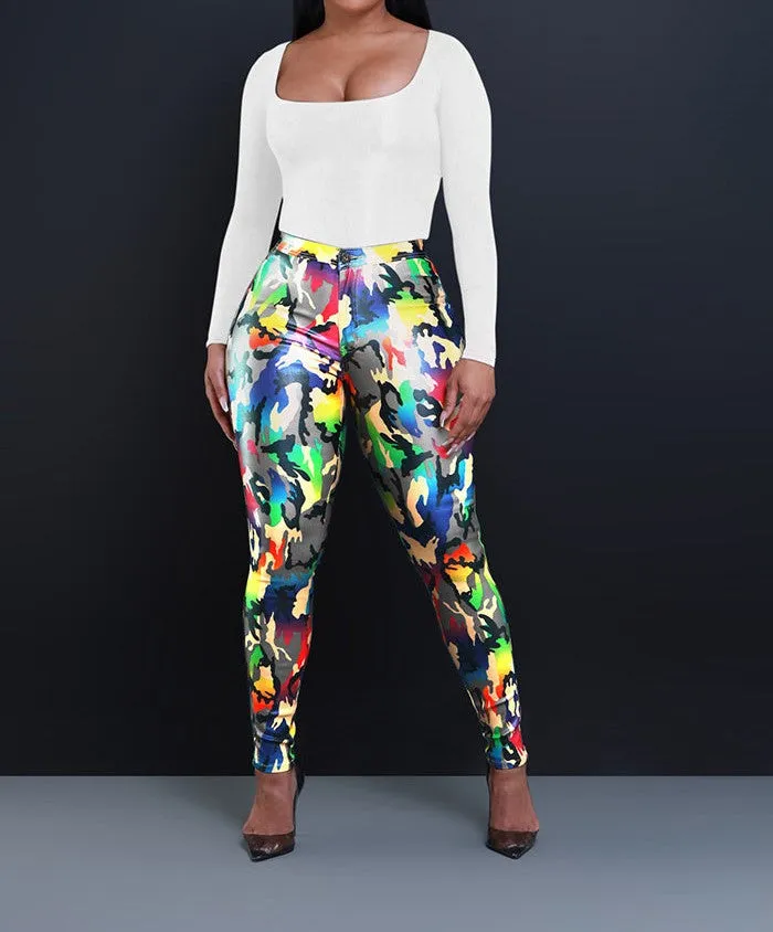 GP6540P-HW Stretch Disco Camo Pants(4PCS)