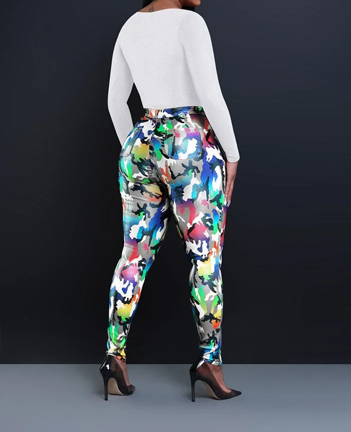 GP6540P-HW Stretch Disco Camo Pants(4PCS)