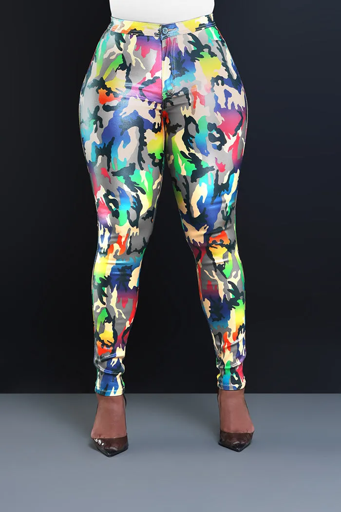 GP6540P-HW Stretch Disco Camo Pants(4PCS)