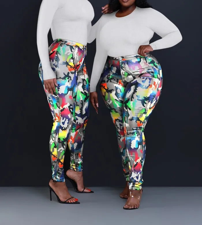 GP6540P-HW Stretch Disco Camo Pants(4PCS)