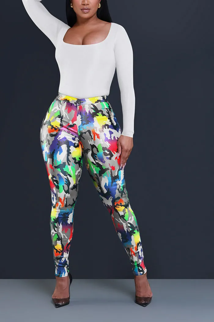 GP6540P-HW Stretch Disco Camo Pants(4PCS)