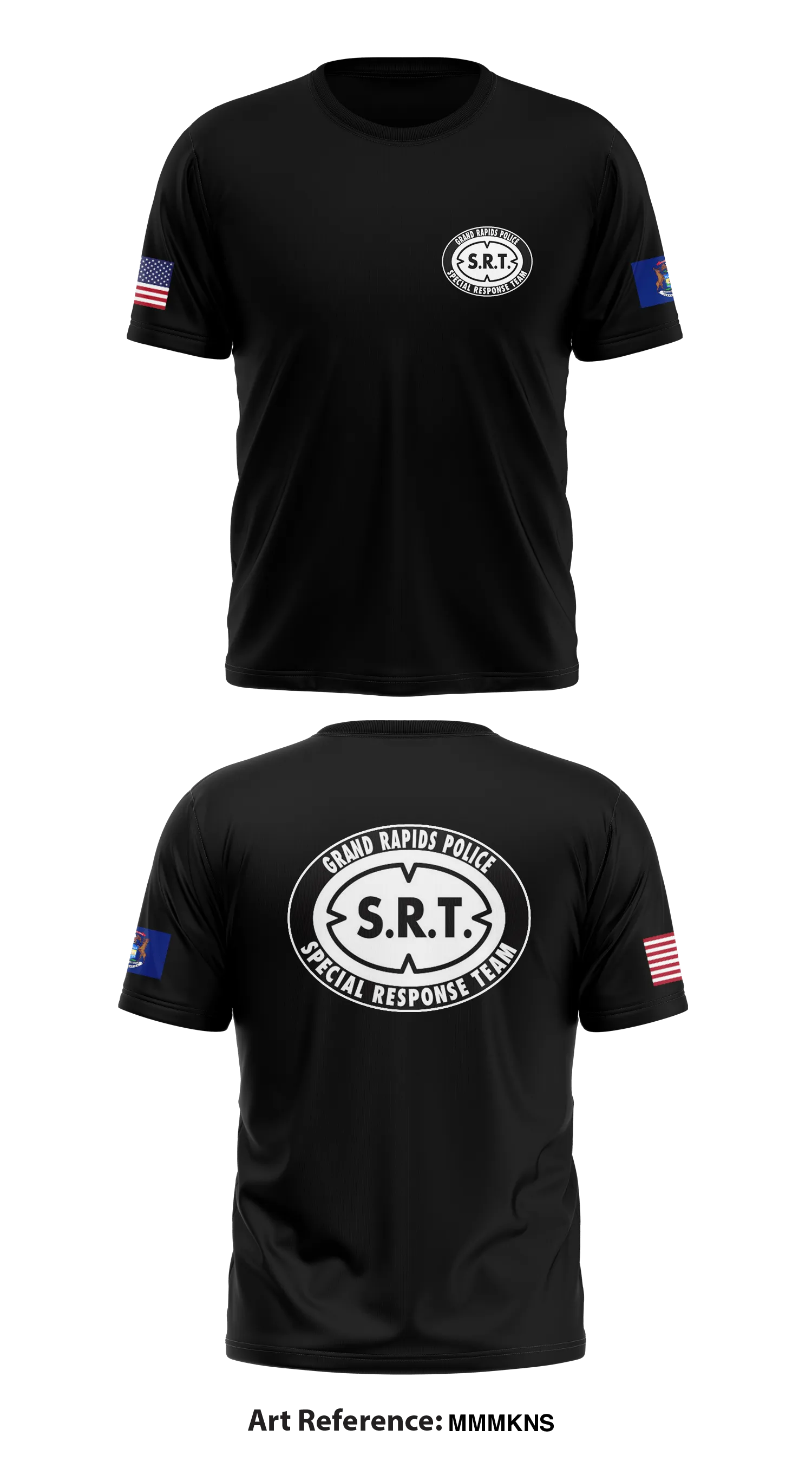 Grand Rapids Police Special Response Team Store 1 Core Men's SS Performance Tee - MmMknS