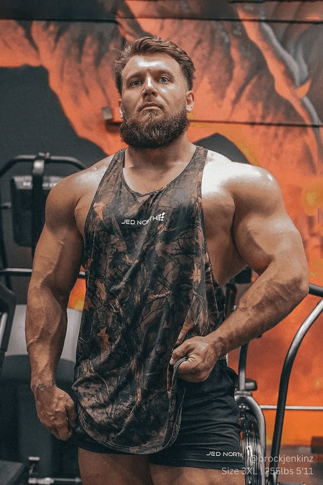 Graphic Muscle Stringer - Cajun Camo
