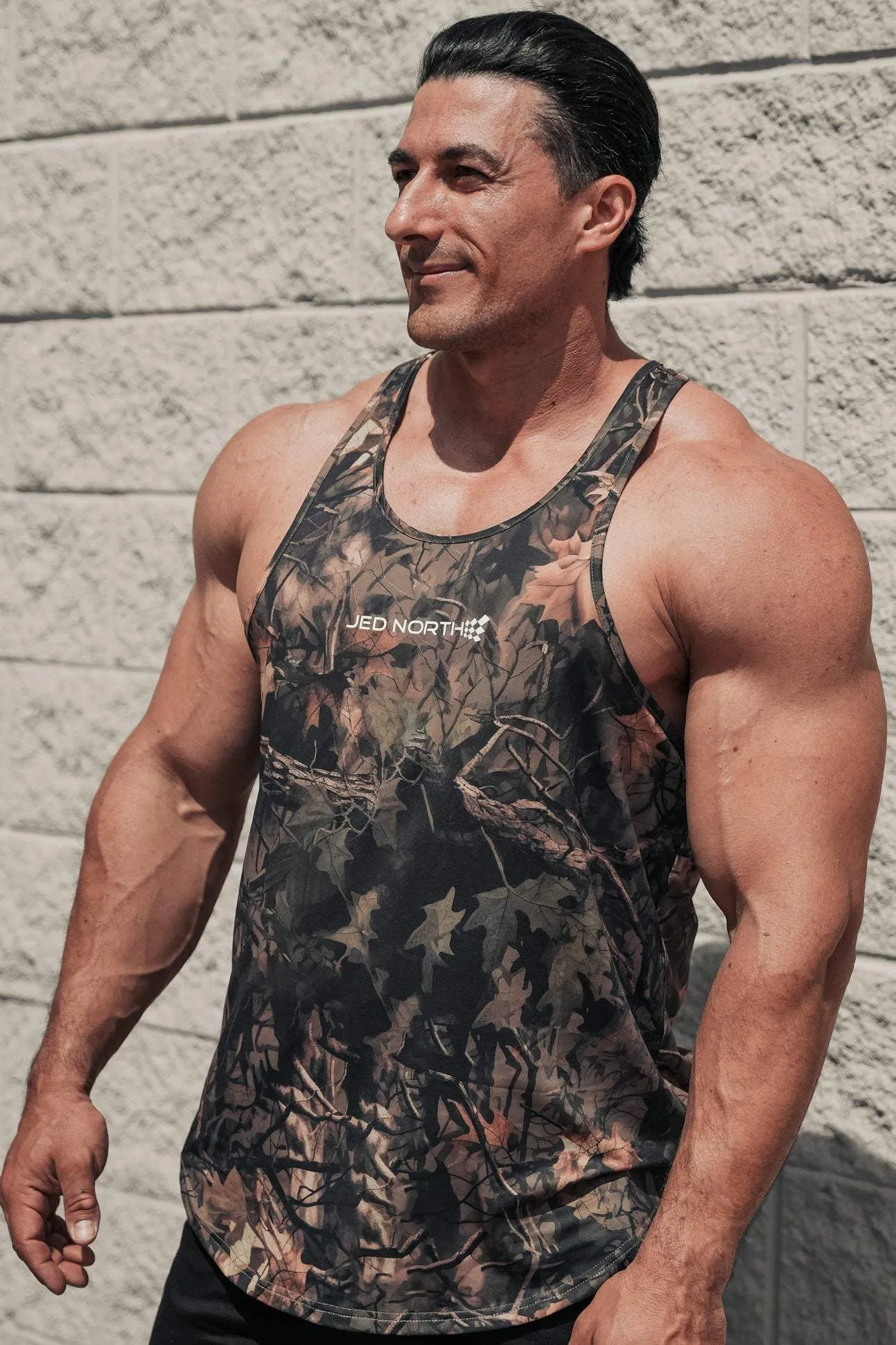 Graphic Muscle Stringer - Cajun Camo