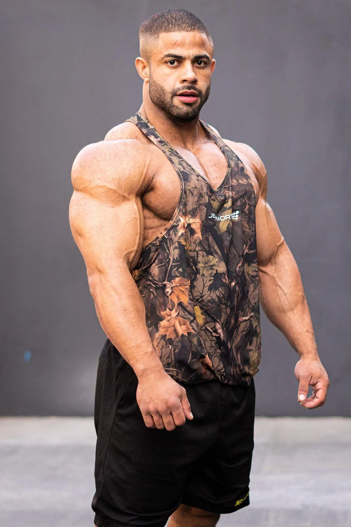 Graphic Muscle Stringer - Cajun Camo