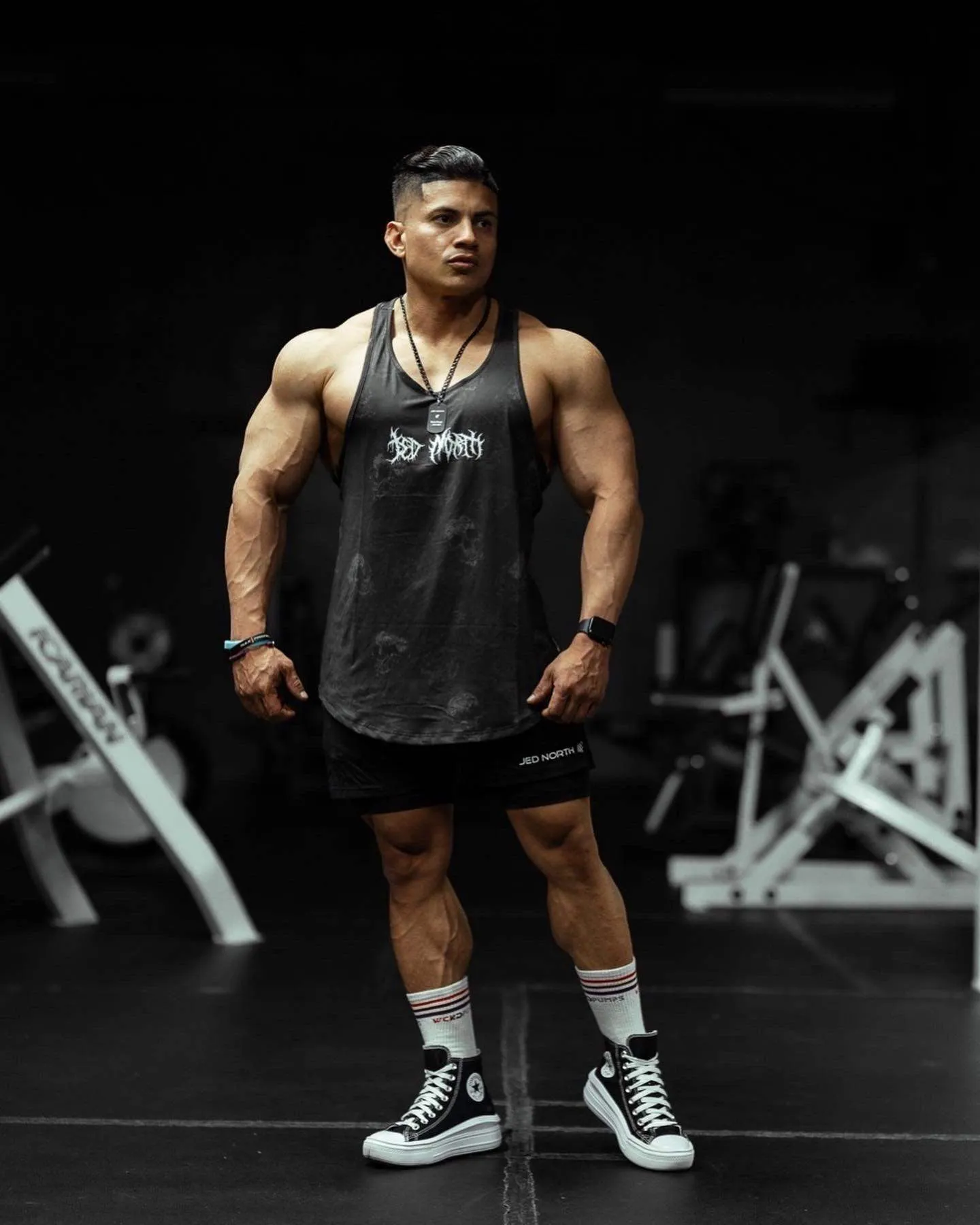 Graphic Muscle Stringer - Skulls & Roses
