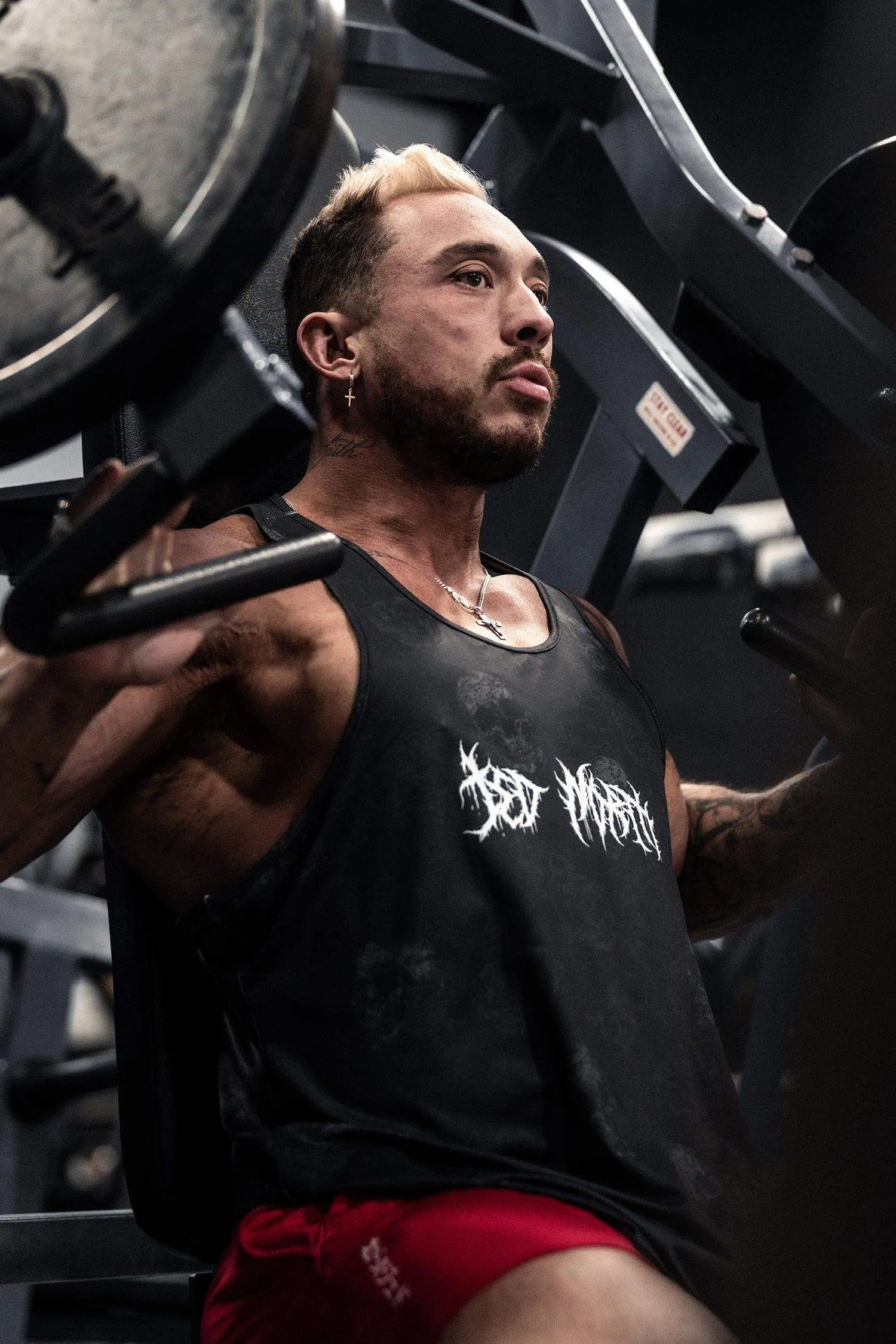 Graphic Muscle Stringer - Skulls & Roses