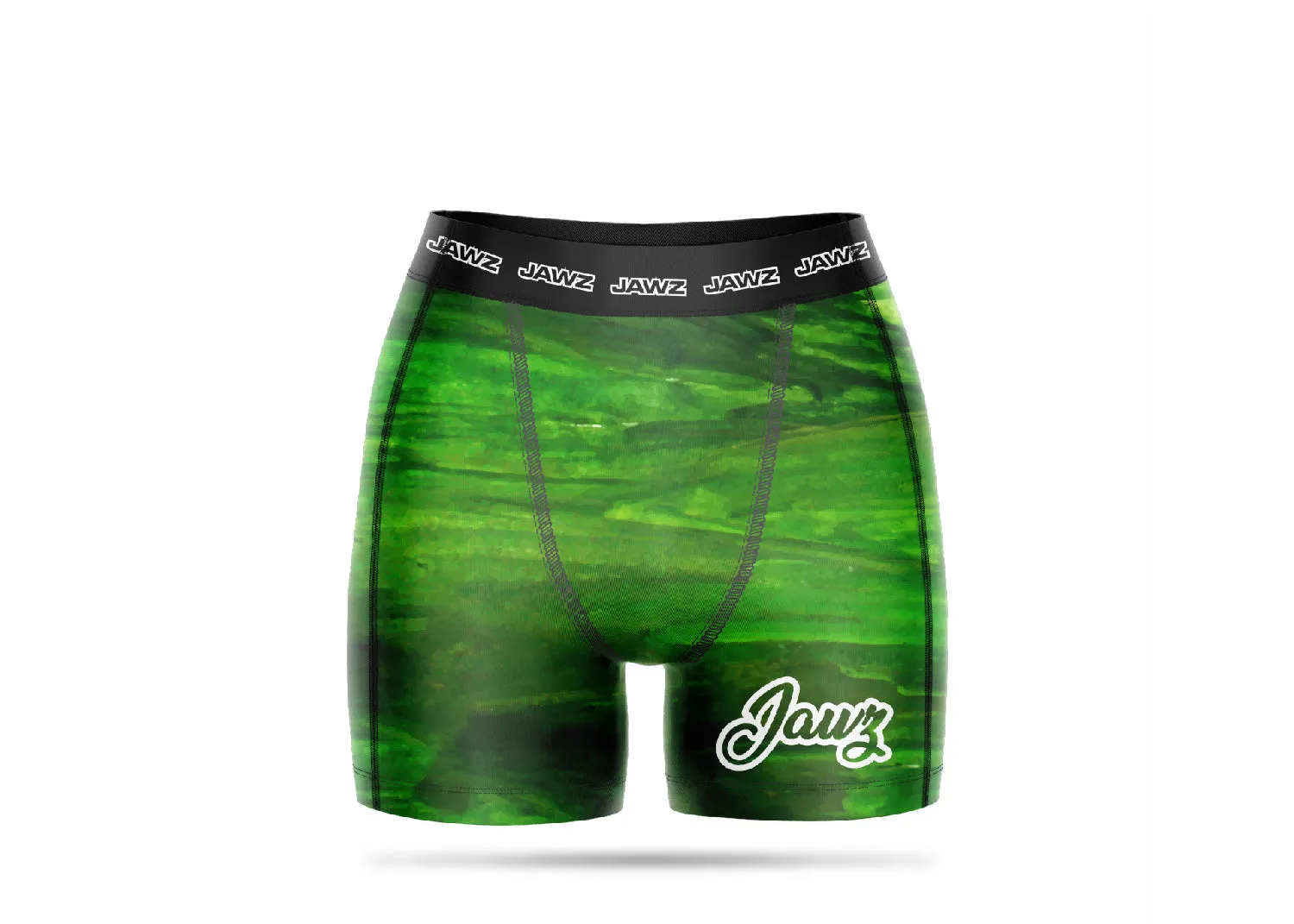 GREEN LAYER ELITE COMPRESSION SHORTS