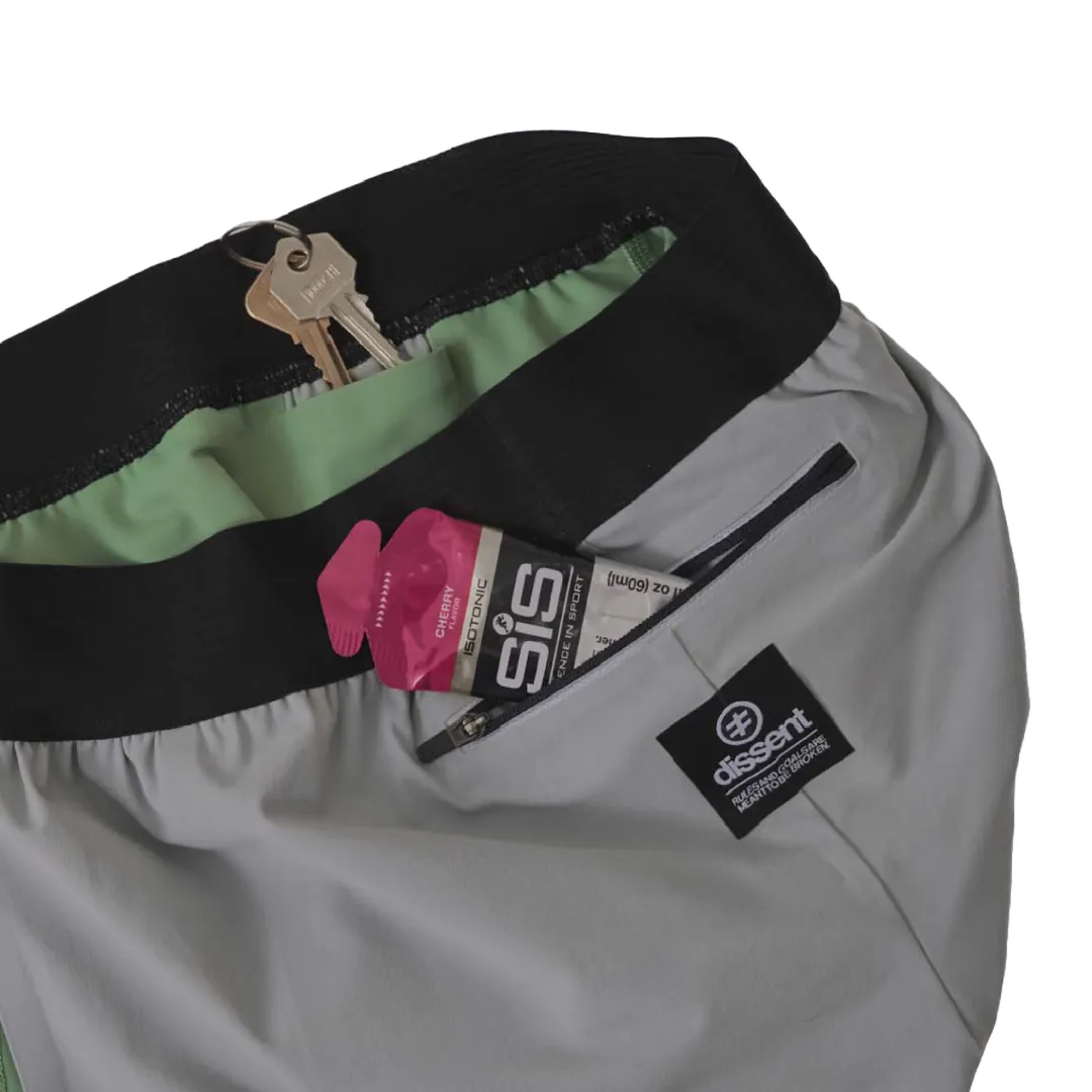 Grey Long Run shorts
