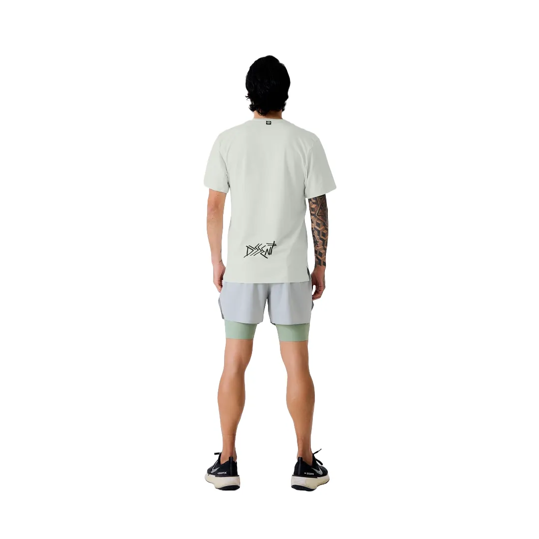 Grey Long Run shorts