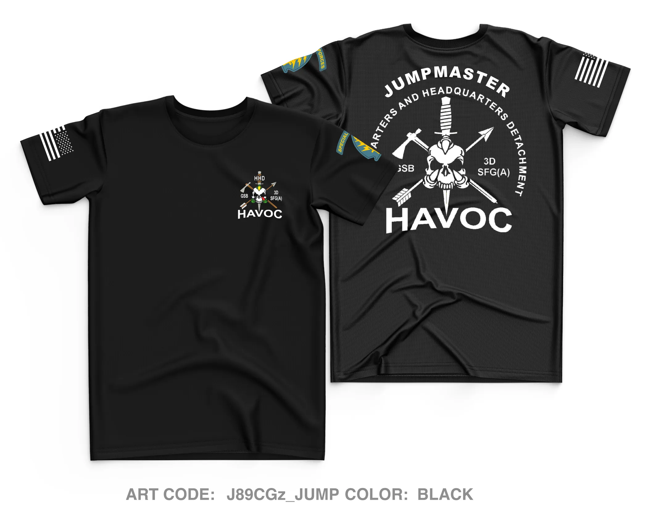 Group Support Battalion, 3D SFG(A) Core Men's SS Performance Tee - J89CGz_JUMP