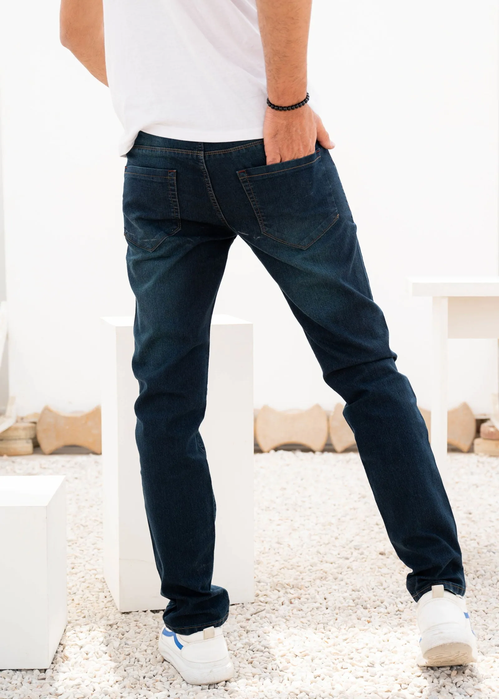 Gunmetal Grey Power Stretch Jeans