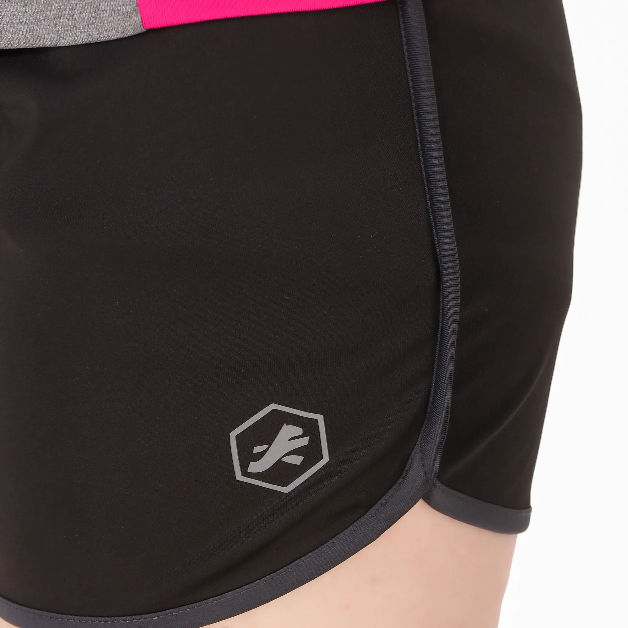 Gym & Running Shorts For Women (Black)