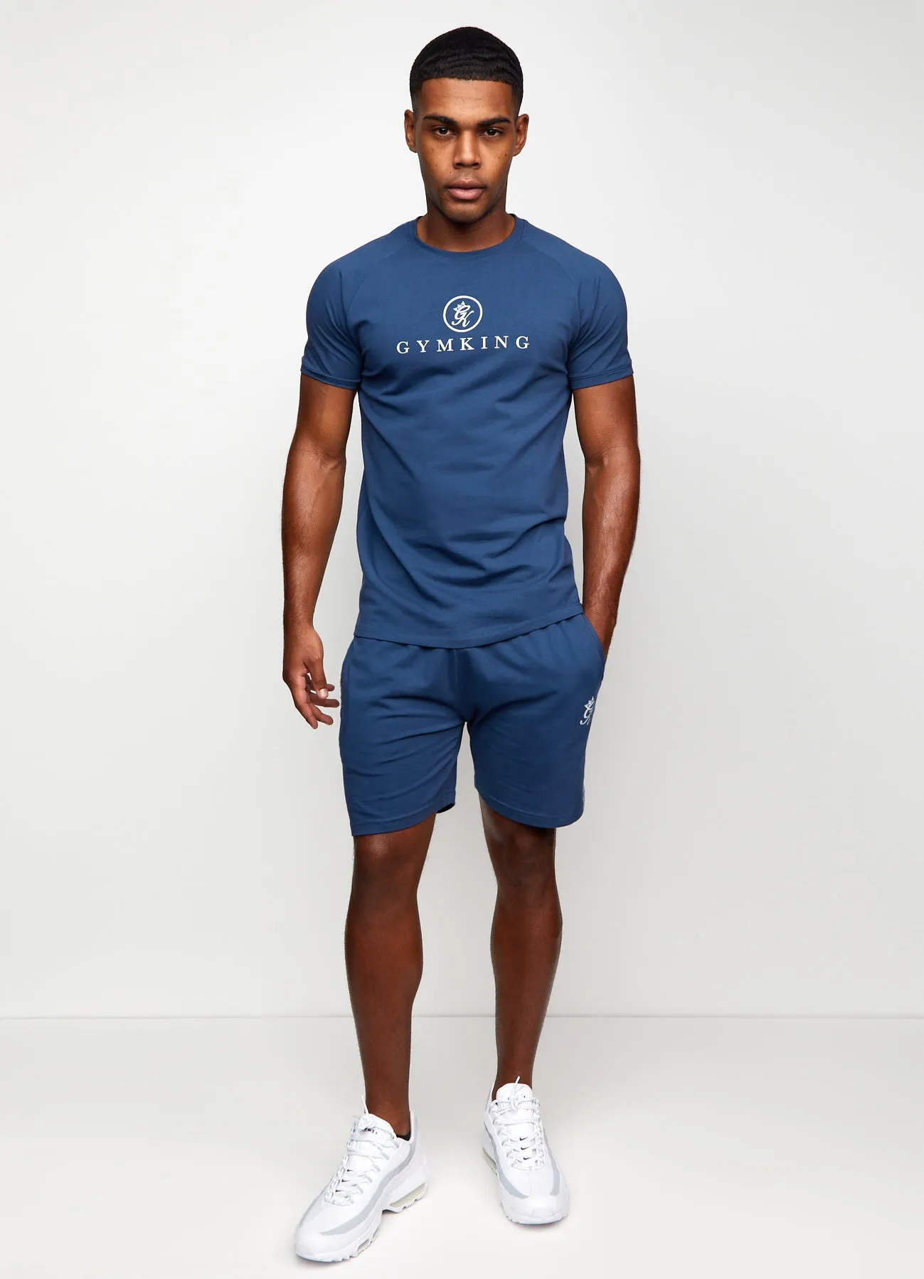 Gym King Sport Pro Logo T-Shirt Moonlight Blue