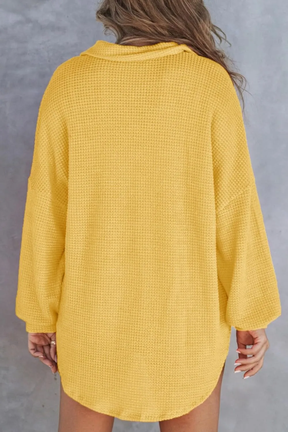 Half Button Long Sleeve Sweatshirt (6 Colors)