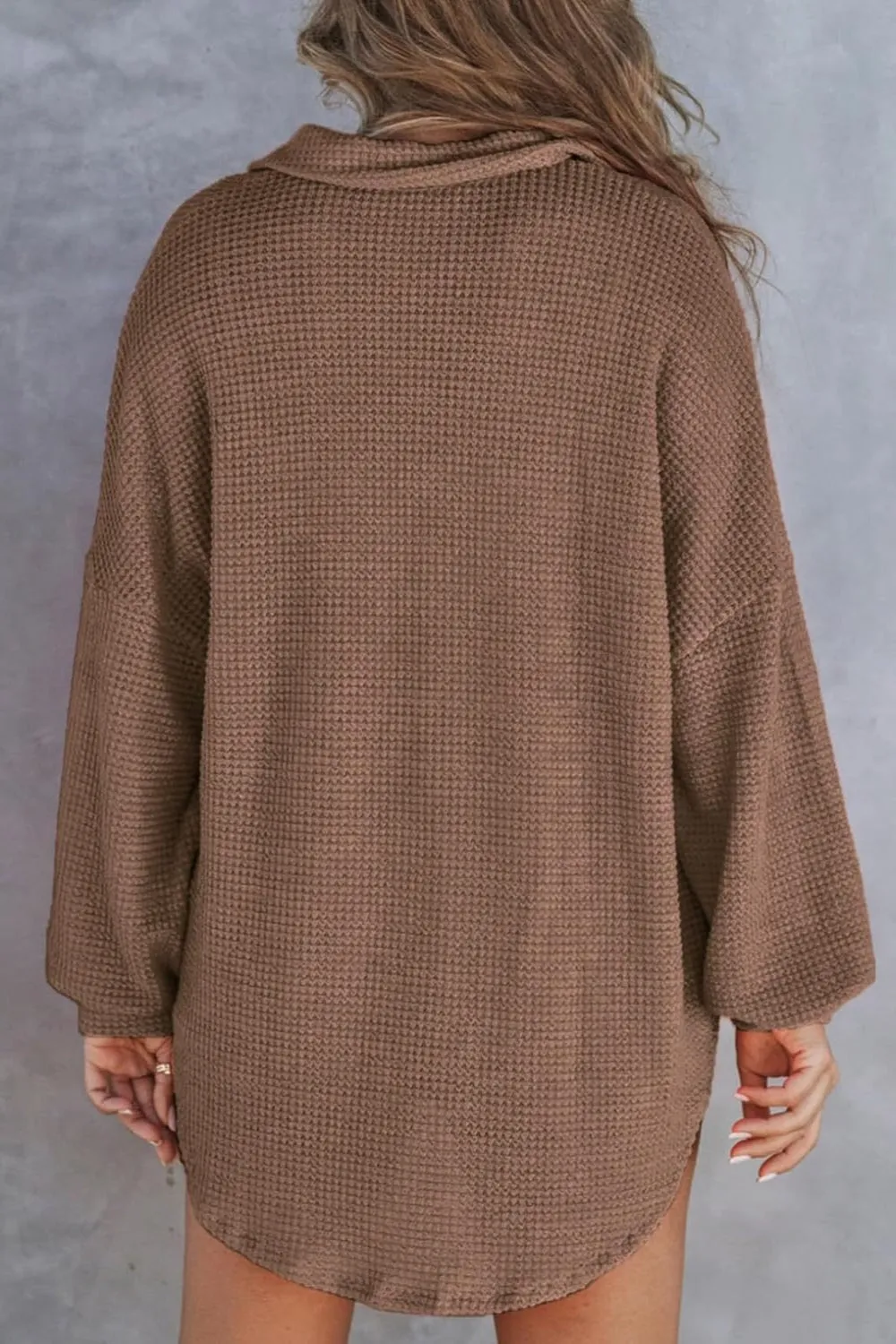 Half Button Long Sleeve Sweatshirt (6 Colors)