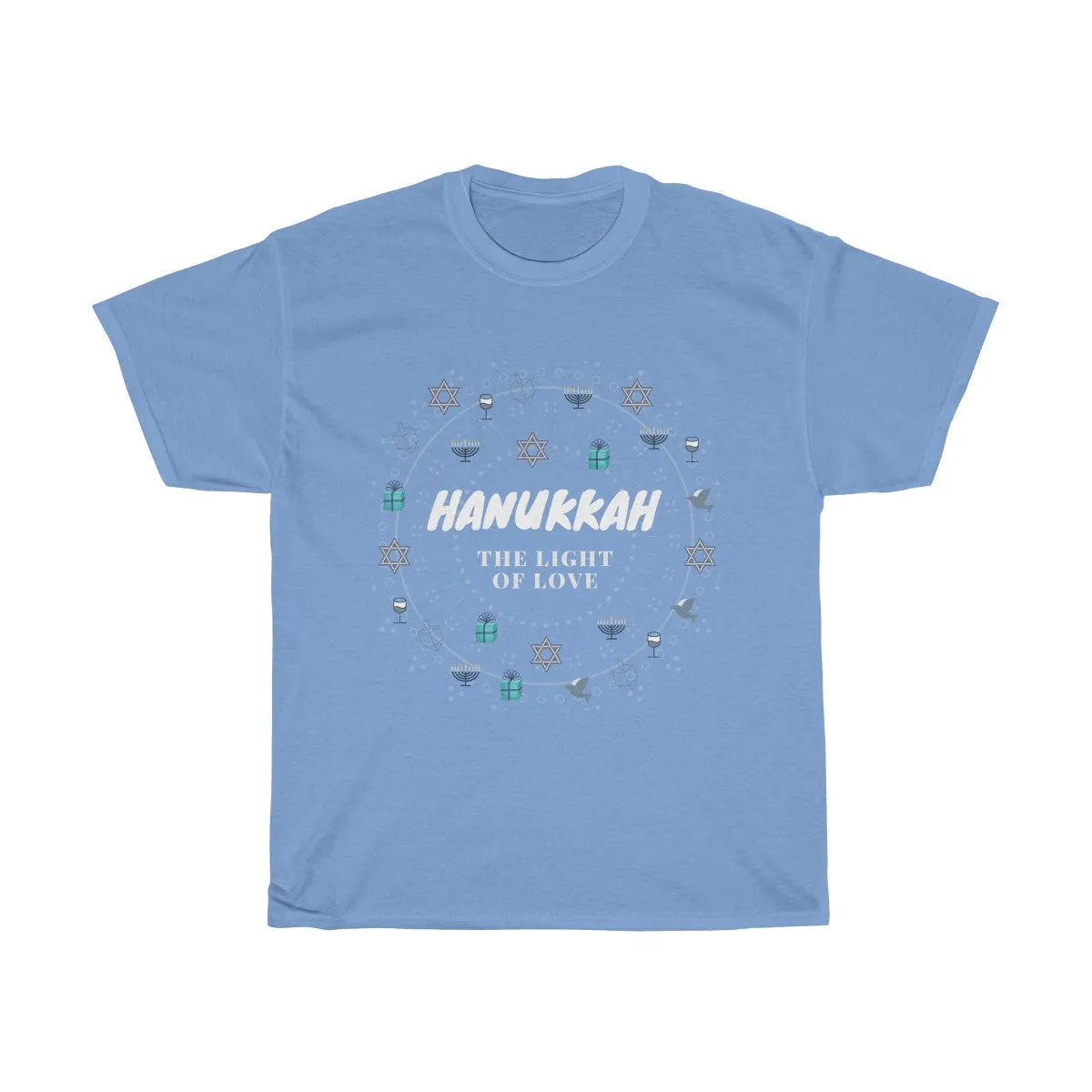 Hanukkah - The Light of Love - Unisex Heavy Cotton Tee