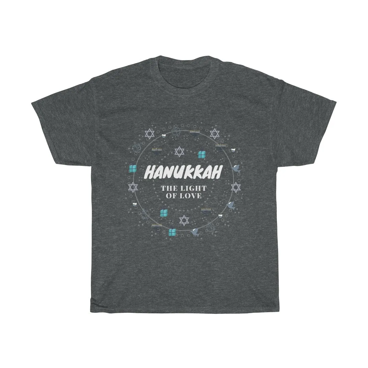 Hanukkah - The Light of Love - Unisex Heavy Cotton Tee