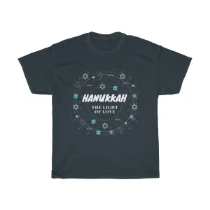 Hanukkah - The Light of Love - Unisex Heavy Cotton Tee