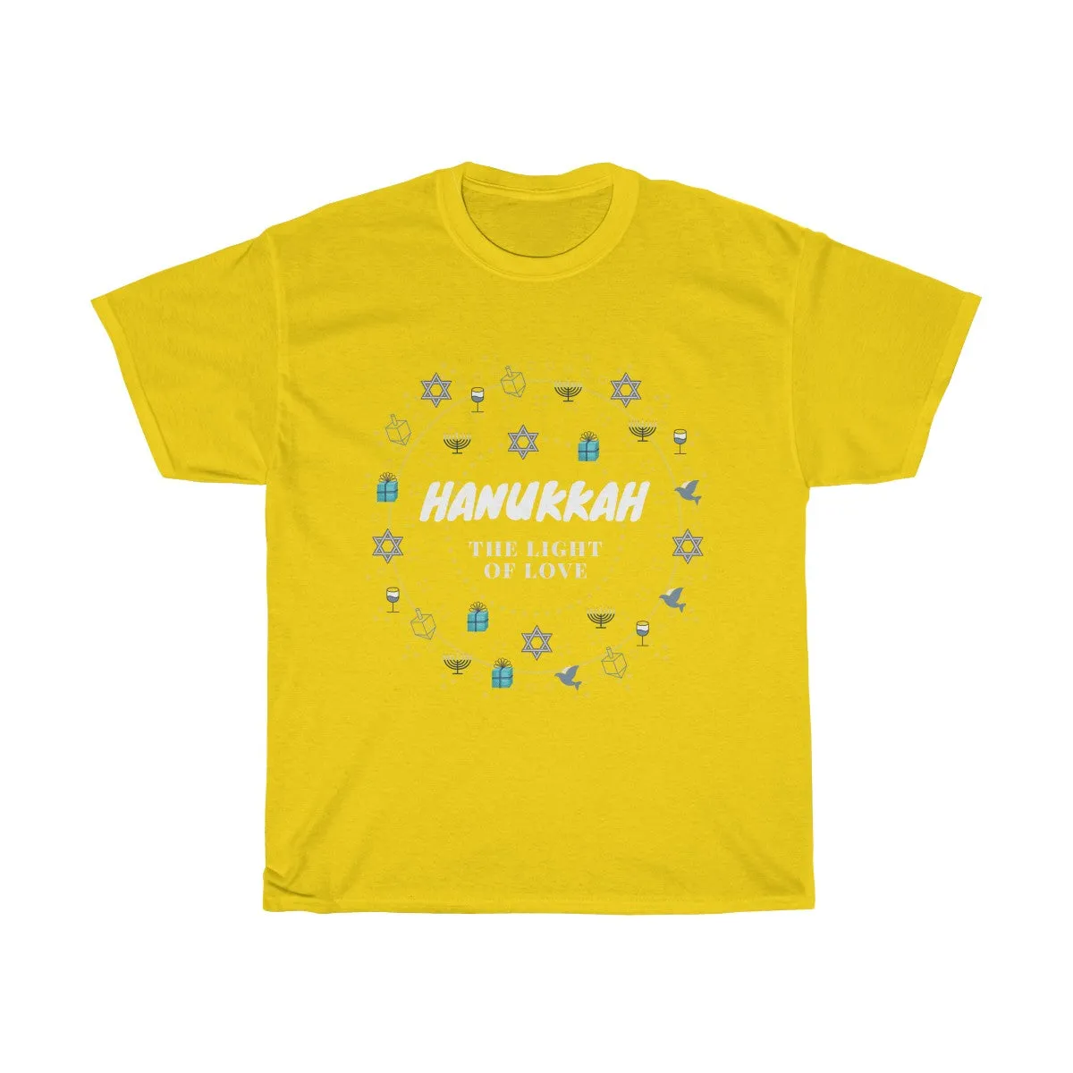 Hanukkah - The Light of Love - Unisex Heavy Cotton Tee